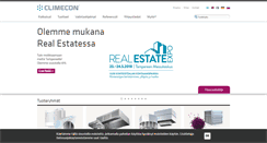 Desktop Screenshot of climecon.fi